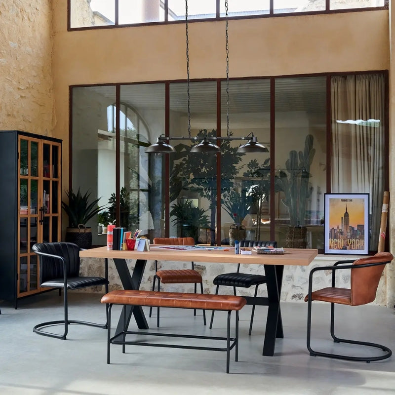 Sedia Cognac Marrone