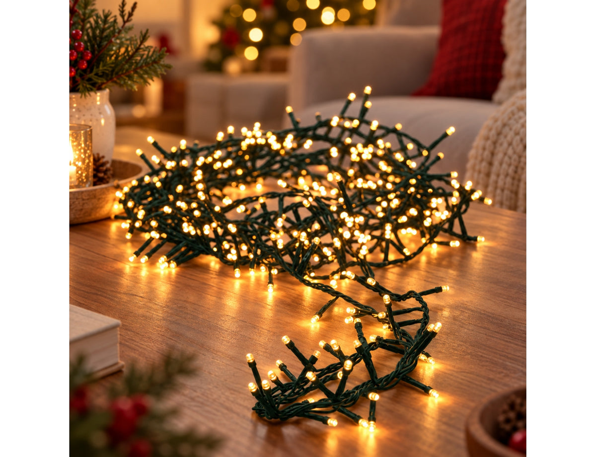 Luci di Natale Snake 1000 LED extra caldo 20 m con timer