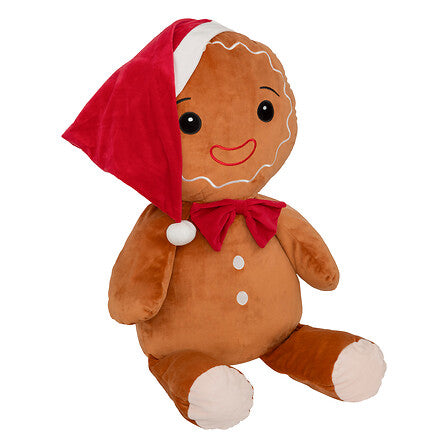 Peluche pan di zenzero natalizio gigante 100 cm
