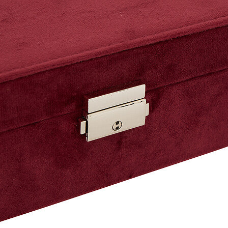 Portagioie bordeaux 28 cm con 8 scomparti