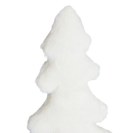 Albero di Natale decorativo Sherpa beige, 34 cm