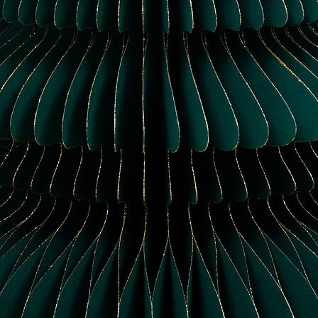 Albero di Natale Kami in carta verde 60 cm