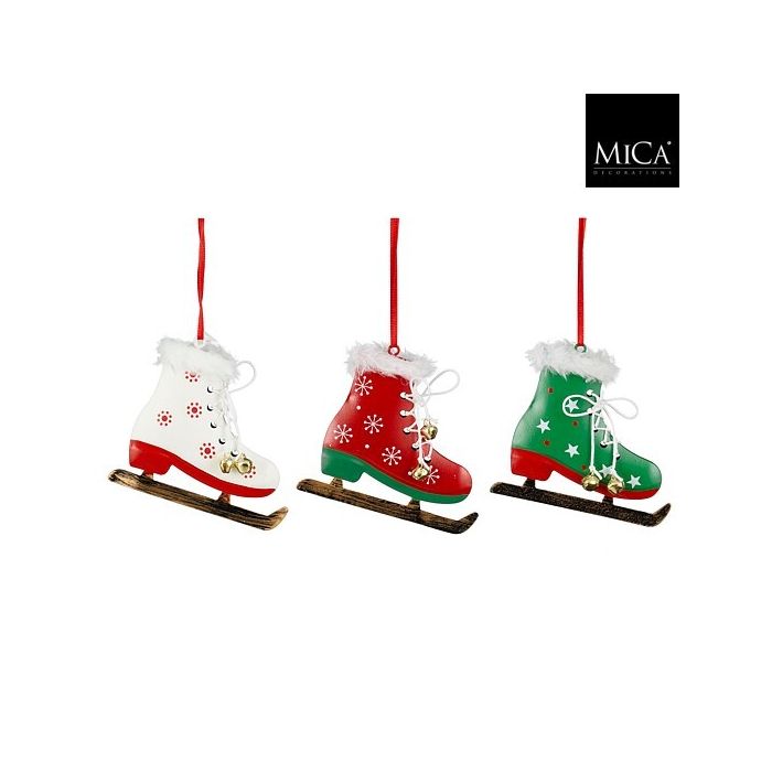 Pattino natalizio da appendere in ferro 10 cm – Mica Decorations