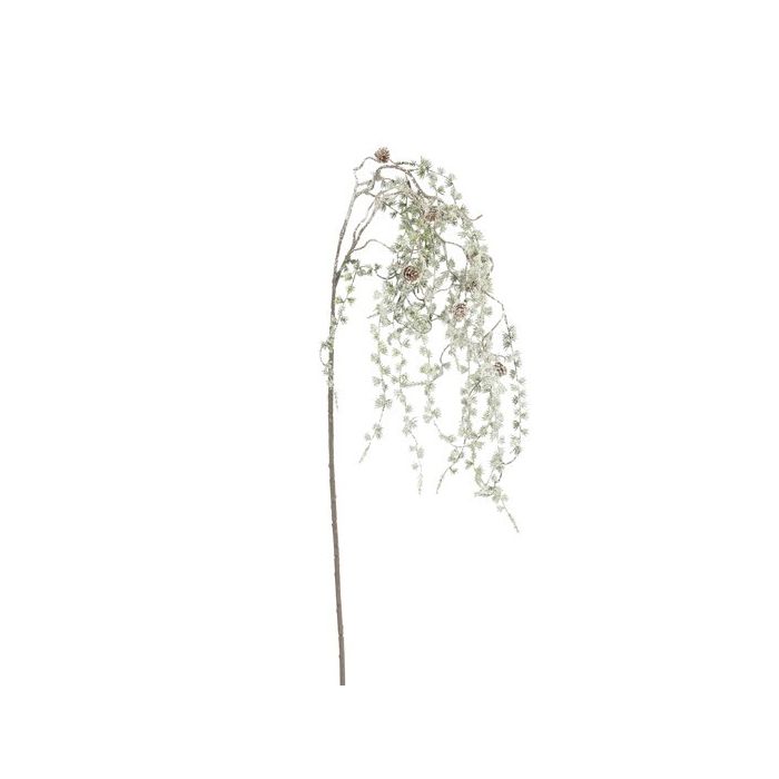 Ramo di podocarpo artificiale verde brinato 126 cm – Mica Decorations