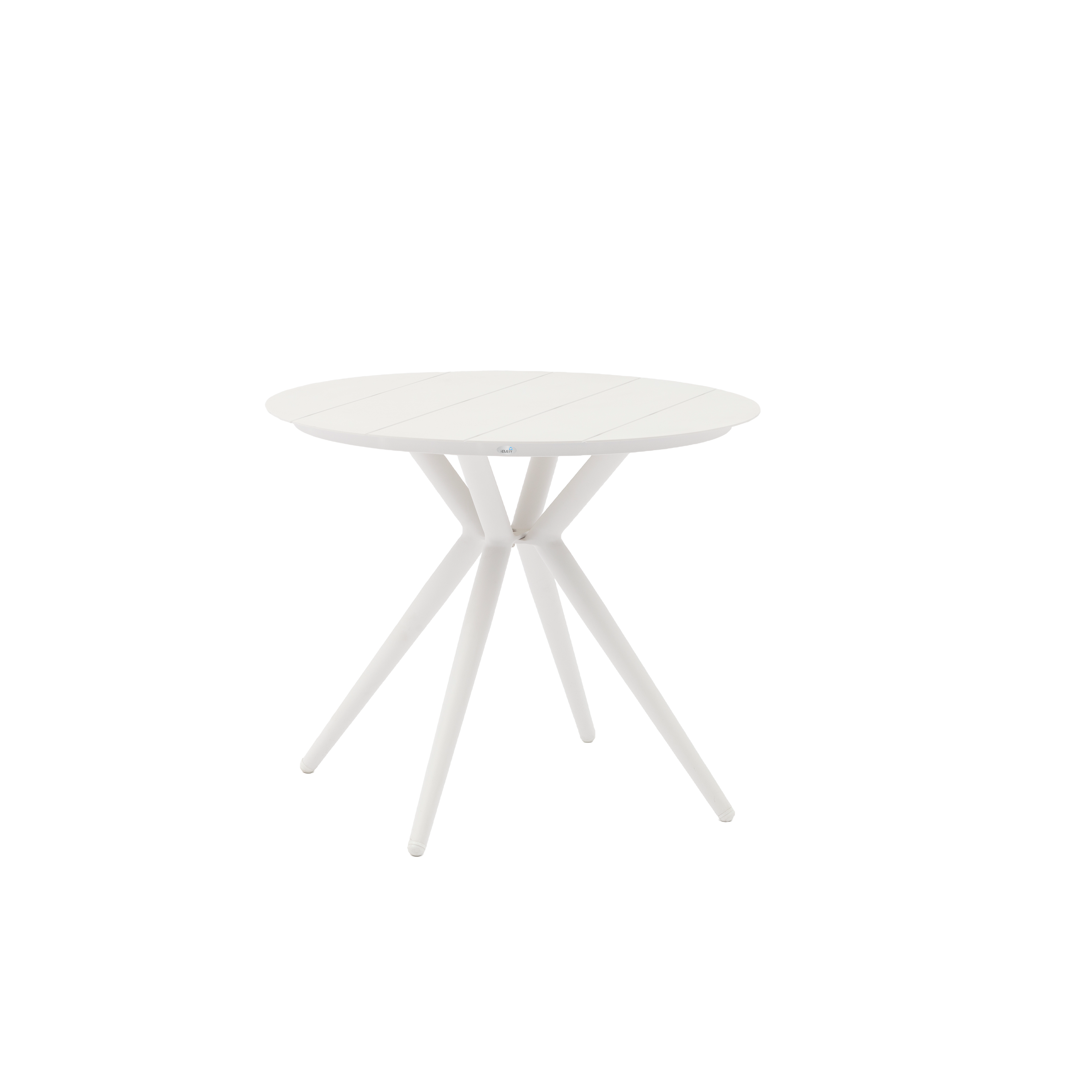 Tavolo da giardino in alluminio con base a stella – Graffe 90 rotondo
