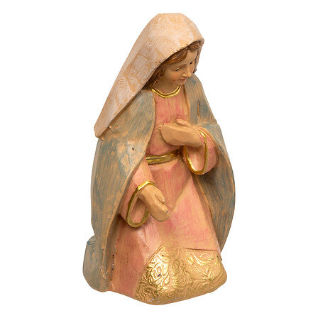 Presepe in resina con 10 personaggi fino a 15 cm