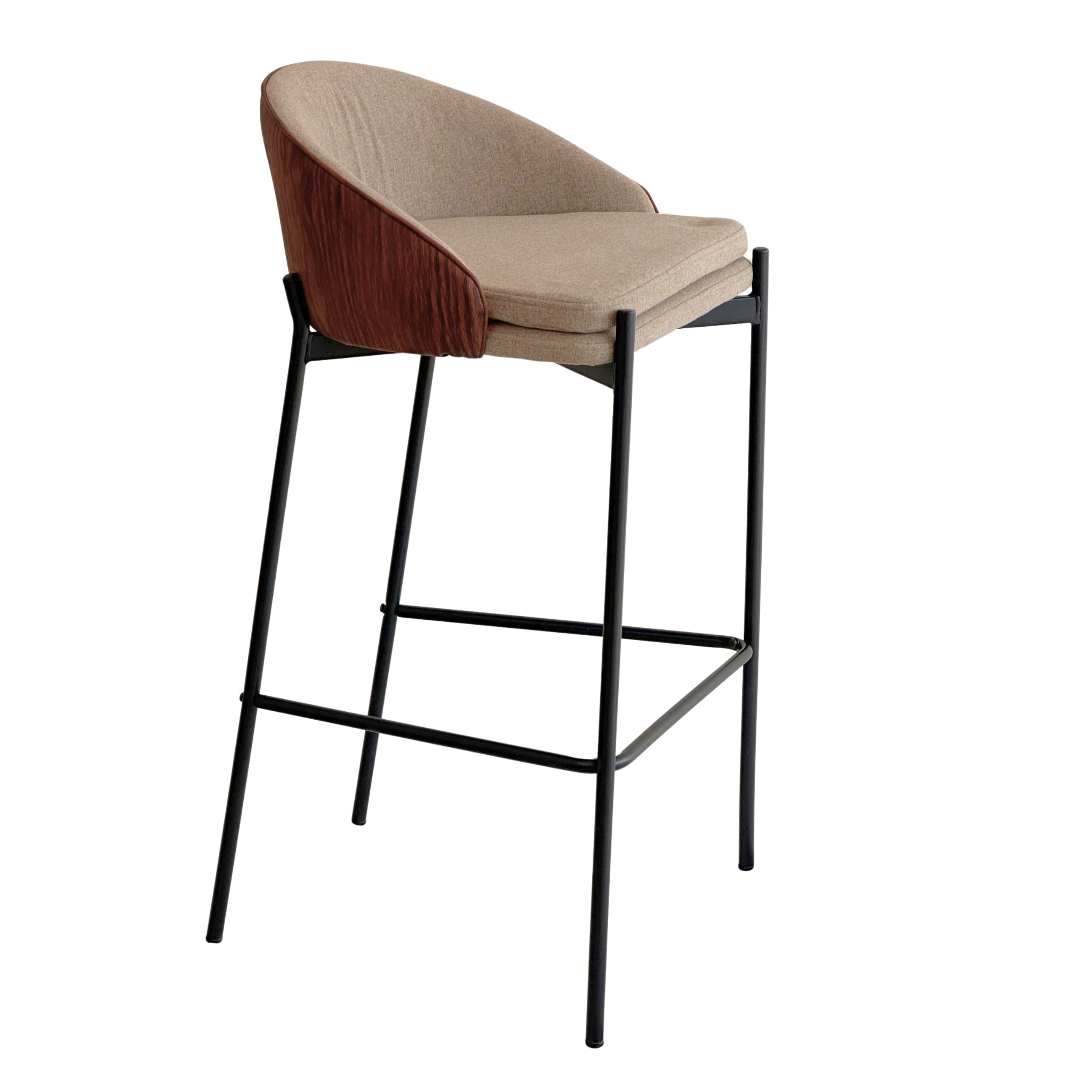 Sgabello Narvia marrone