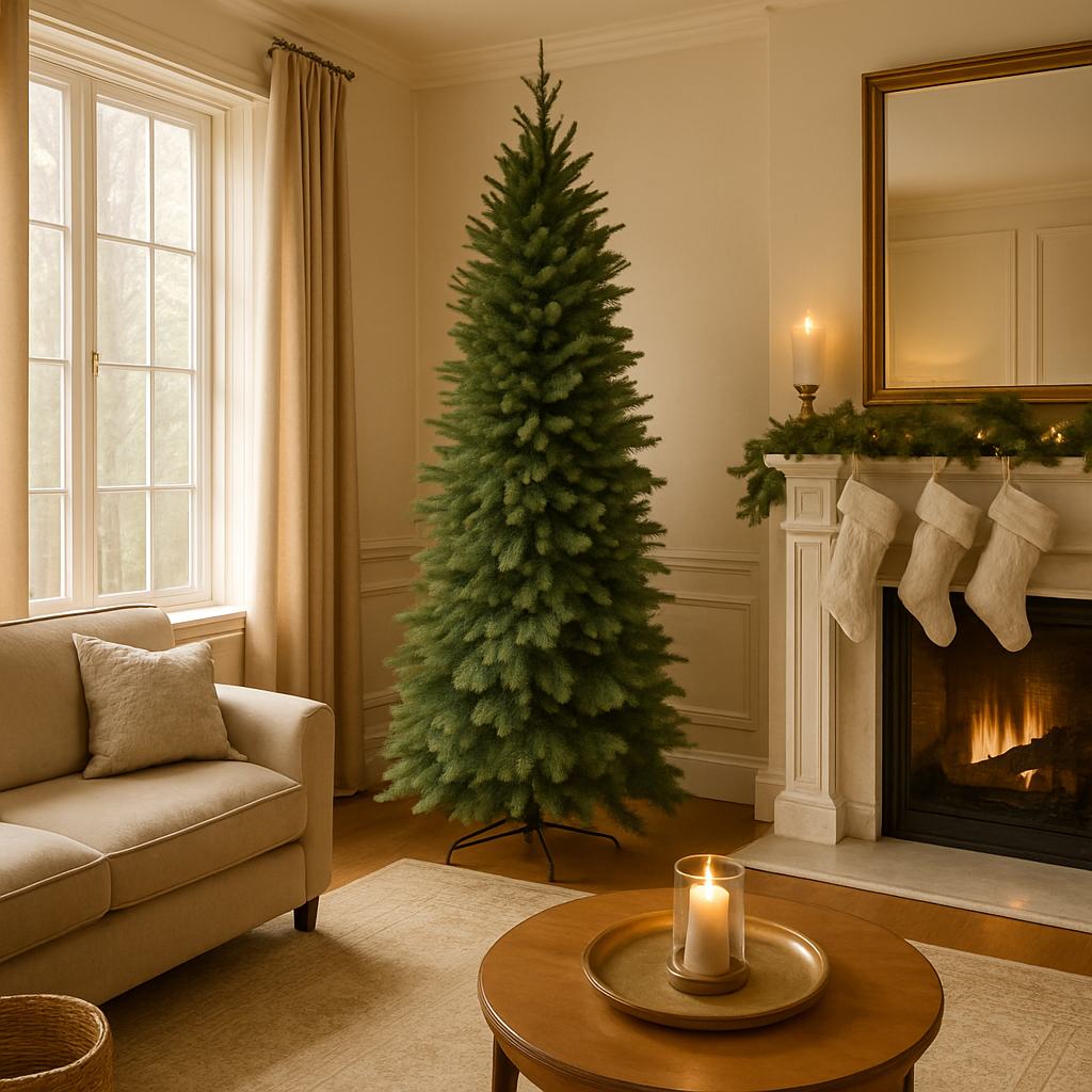 Albero di Natale Rust classico realistico 210 cm