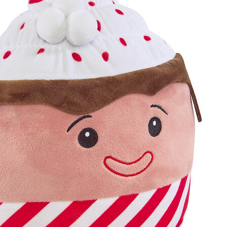 Peluche natalizio cioccolata calda con panna 35 cm