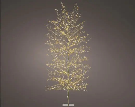 Albero luminoso oro 180 cm con 1755 micro LED – Kaemingk
