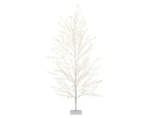 Albero luminoso bianco 150 cm con 1350 micro LED – Kaemingk