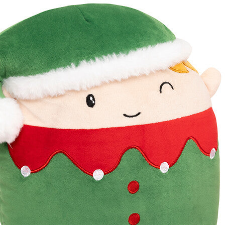 Folletto natalizio Squishy in peluche verde