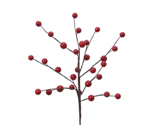 Rametto natalizio con bacche rosse 26 cm – Kaemingk