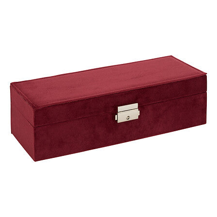 Portagioie bordeaux 28 cm con 8 scomparti