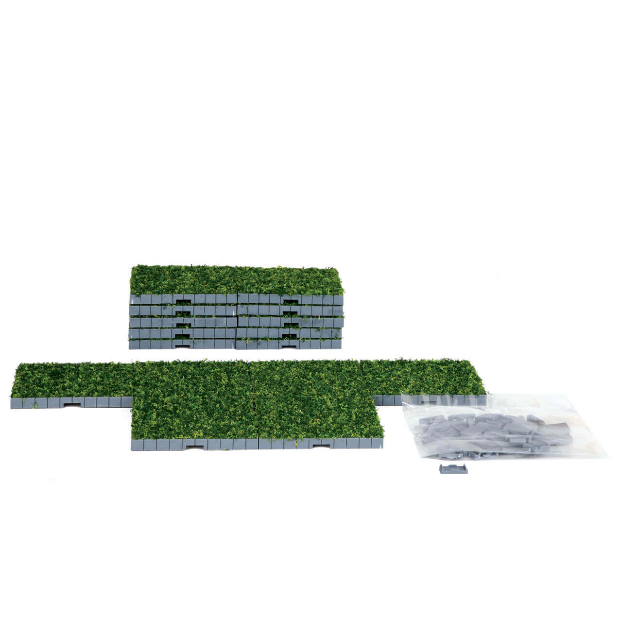 Plaza System (Grass, Square) - 16 pezzi