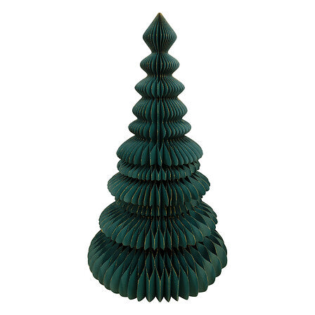 Albero di Natale decorativo in carta verde 180 cm