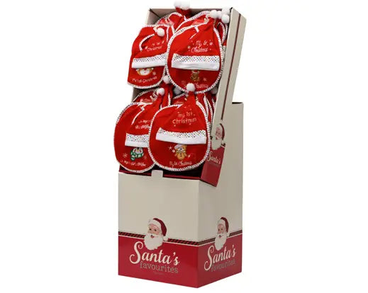 Set primo Natale cappellino e bavaglino neonato – Kaemingk