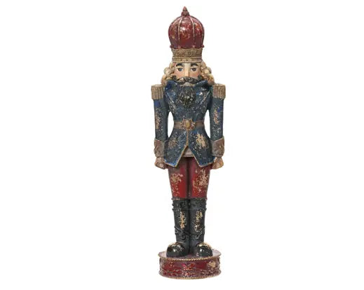 Schiaccianoci natalizio in resina effetto anticato 20,5 cm – Kaemingk