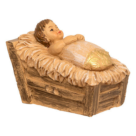 Presepe in resina con 10 personaggi fino a 15 cm