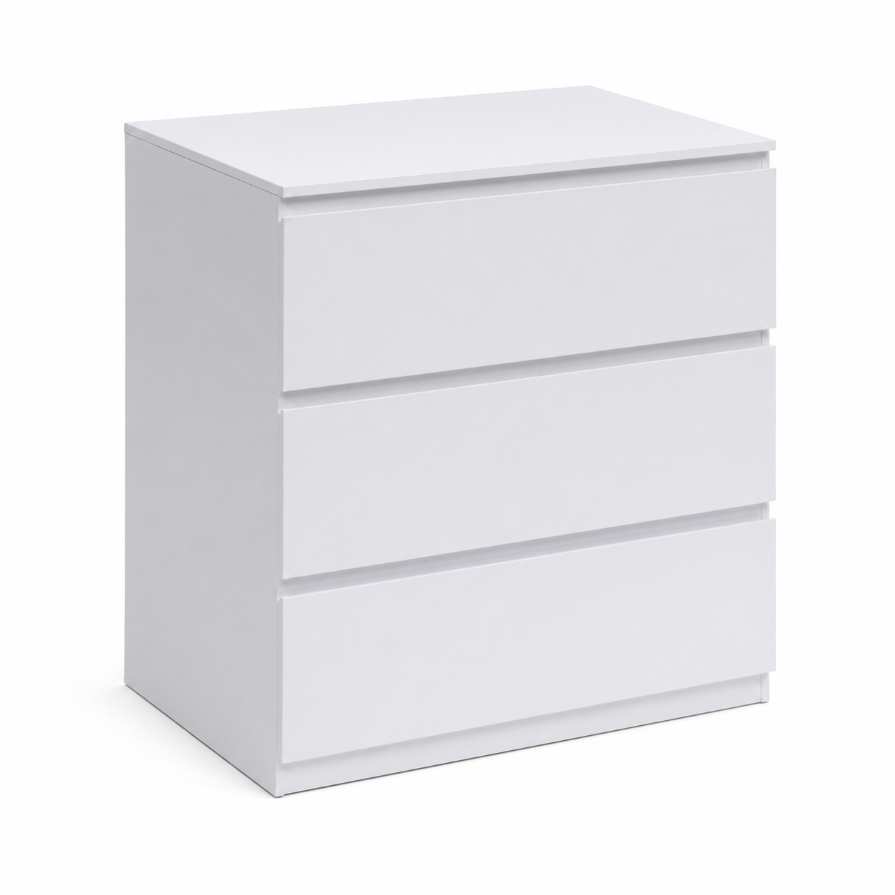 Comodino con 3 cassetti bianco – Dolo