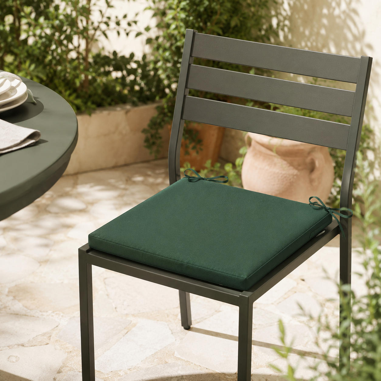 Cuscino per sedia 40x40x5cm - Hawai green