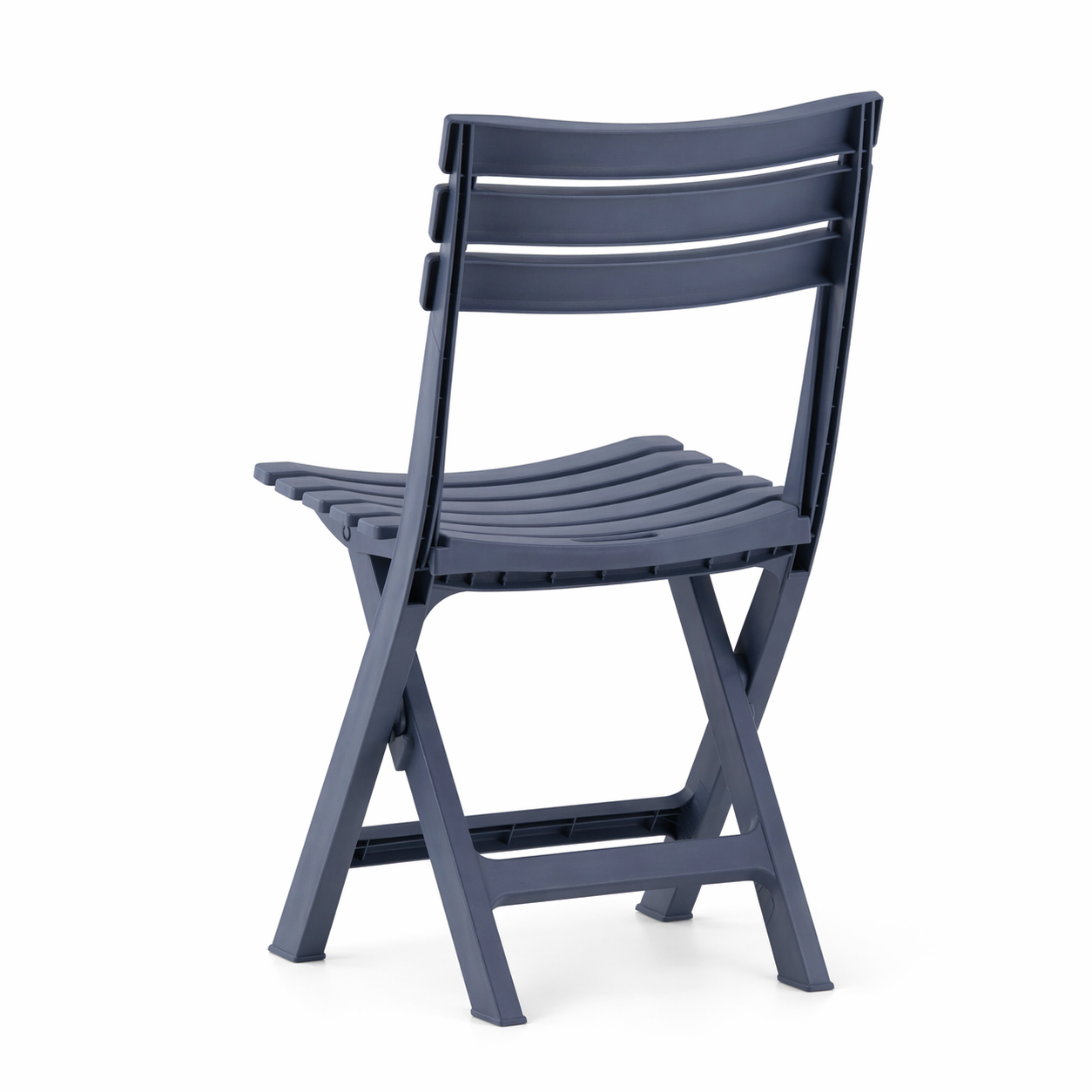 Sedia da giardino pieghevole a listelli blu – Windy
