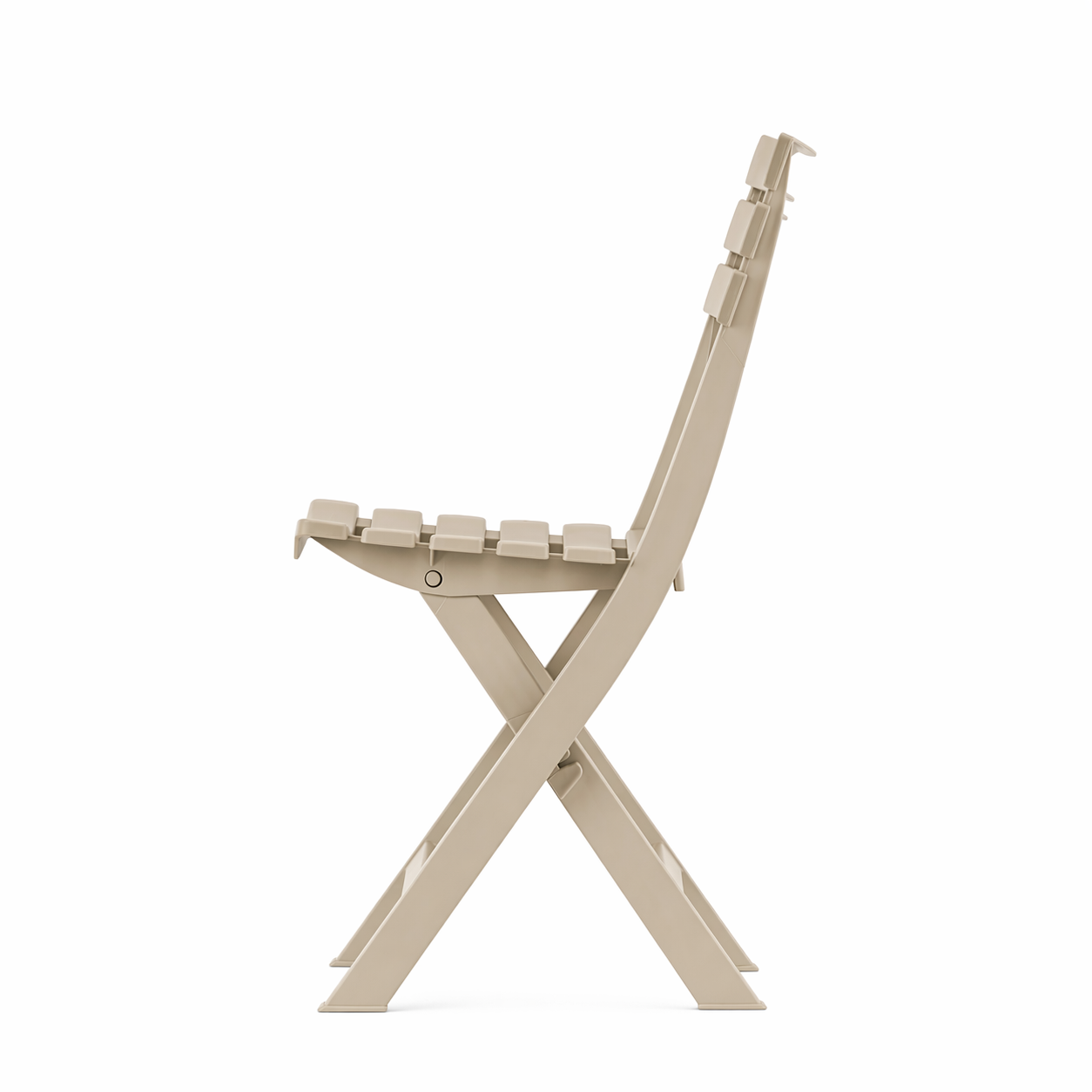 Sedia da giardino pieghevole a listelli tortora – Windy