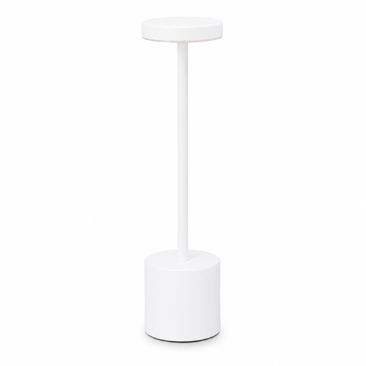 Lampada da tavolo LED ricaricabile USB bianca con luce a 3 modalità