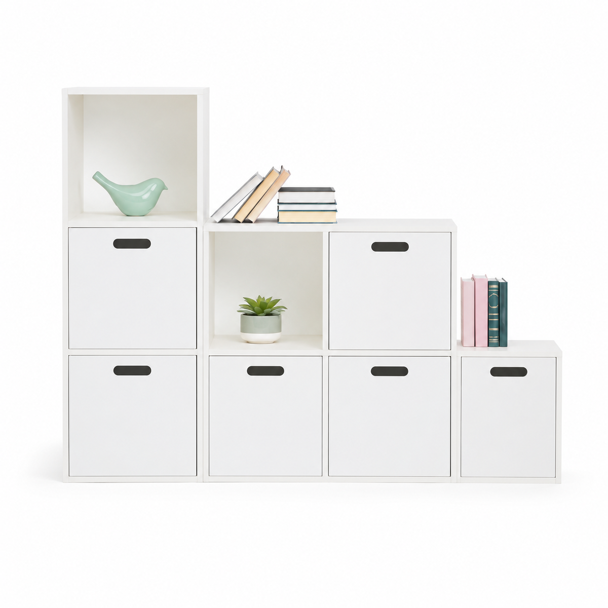 Scatola contenitore cubica in MDF bianco 31x31x31 cm – Mix'n Modul