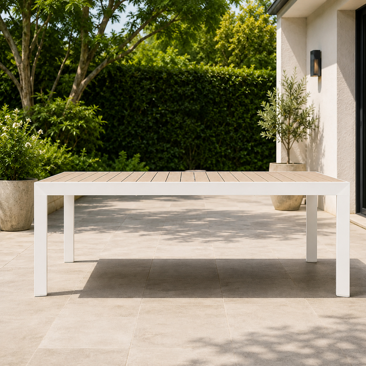 Tavolo da giardino in alluminio allungabile da 220 a 340 cm – Belmar vapor YK15