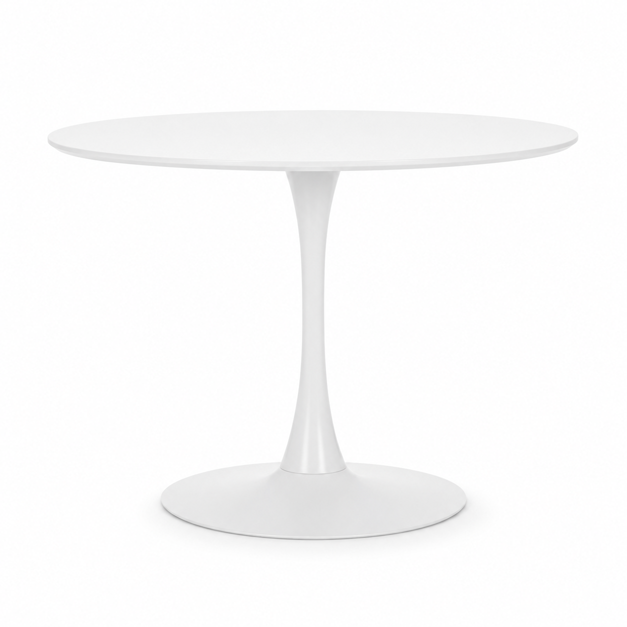 Tavolo rotondo da pranzo bianco con base tulip – Bloom