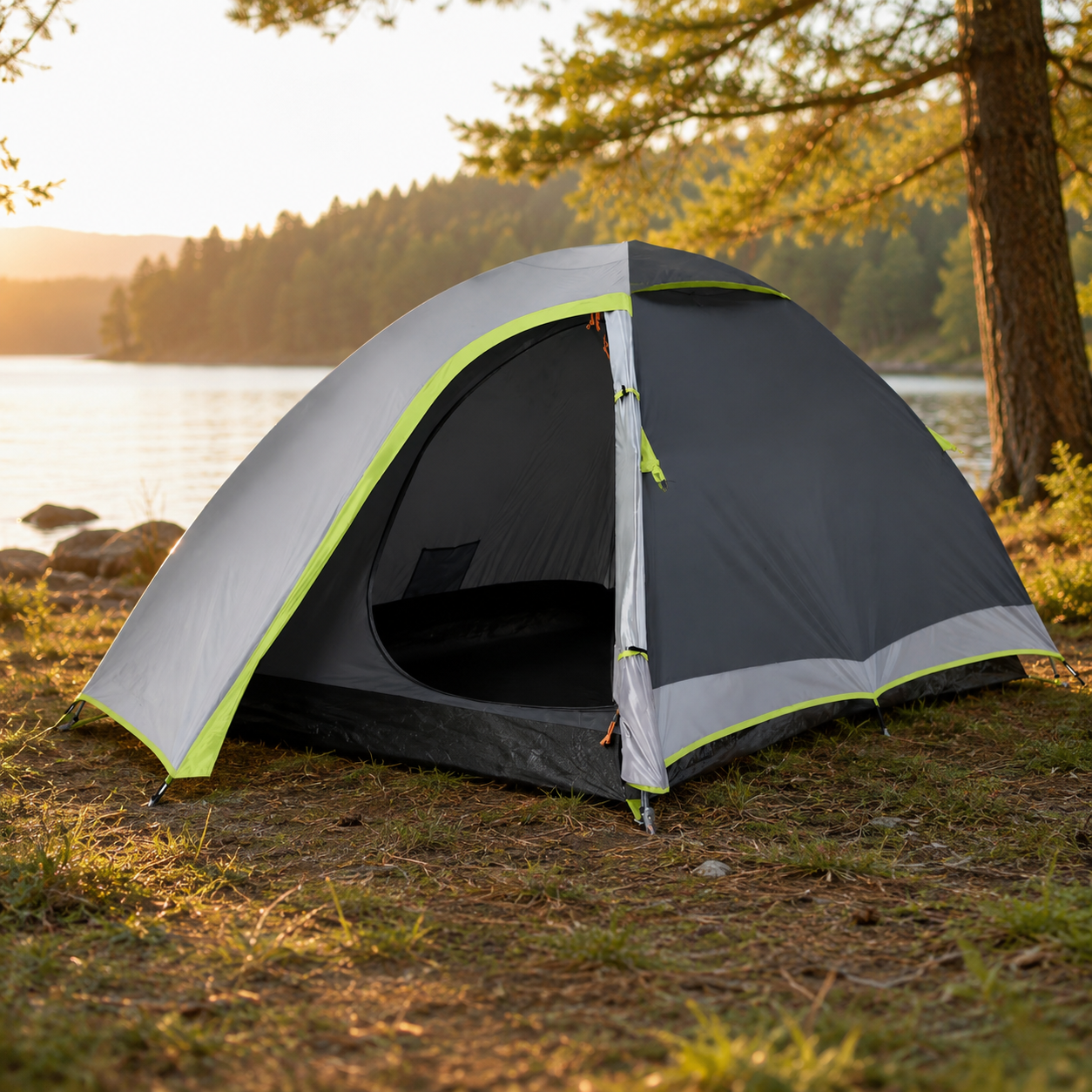 Tenda da campeggio a cupola 3 posti impermeabile – Darwin 3