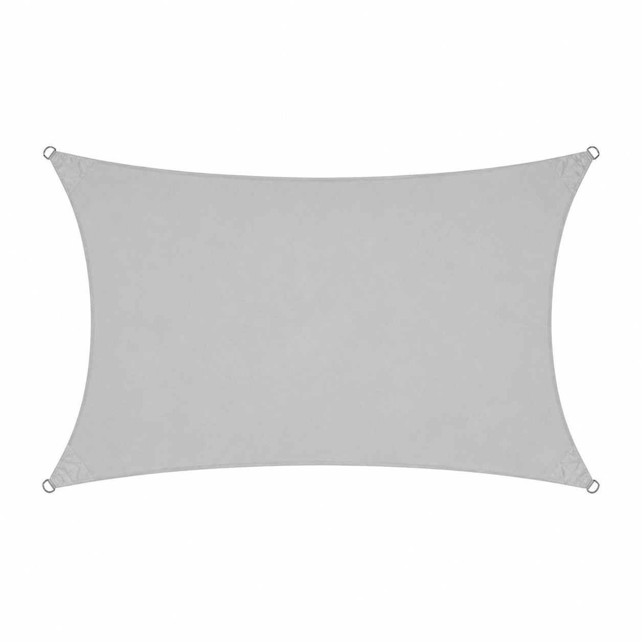 Vela ombreggiante triangolare in poliestere bianco 2x2x2 m – Curacao