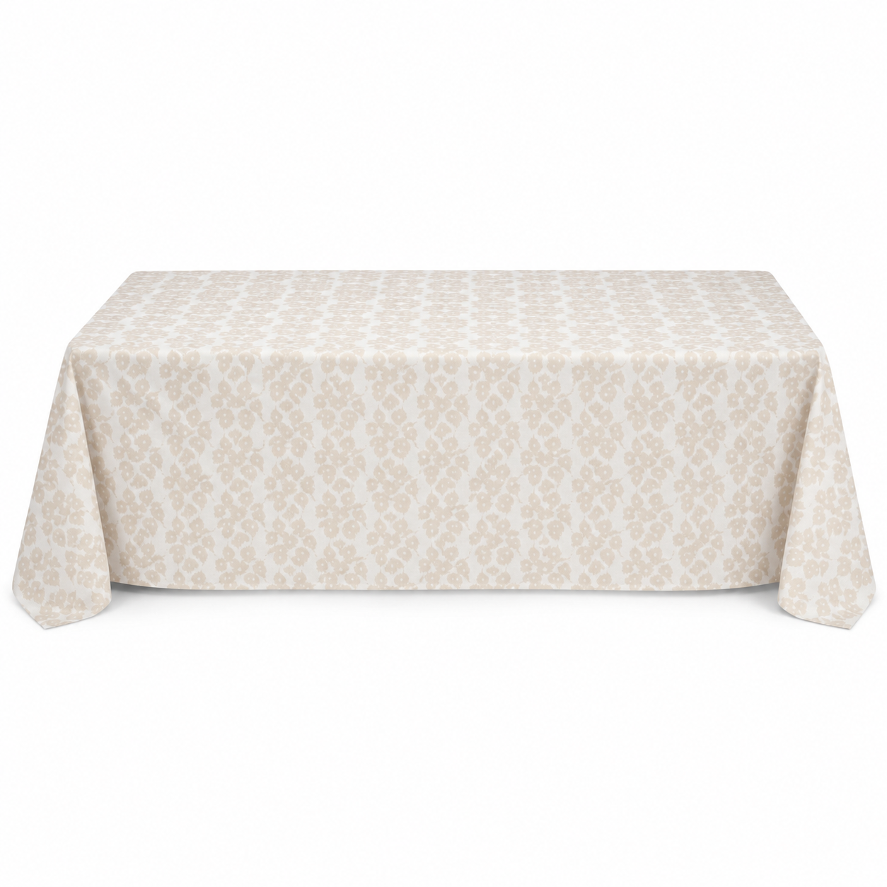 Tovaglia fantasia geometrica beige 140x240 cm – Shanti