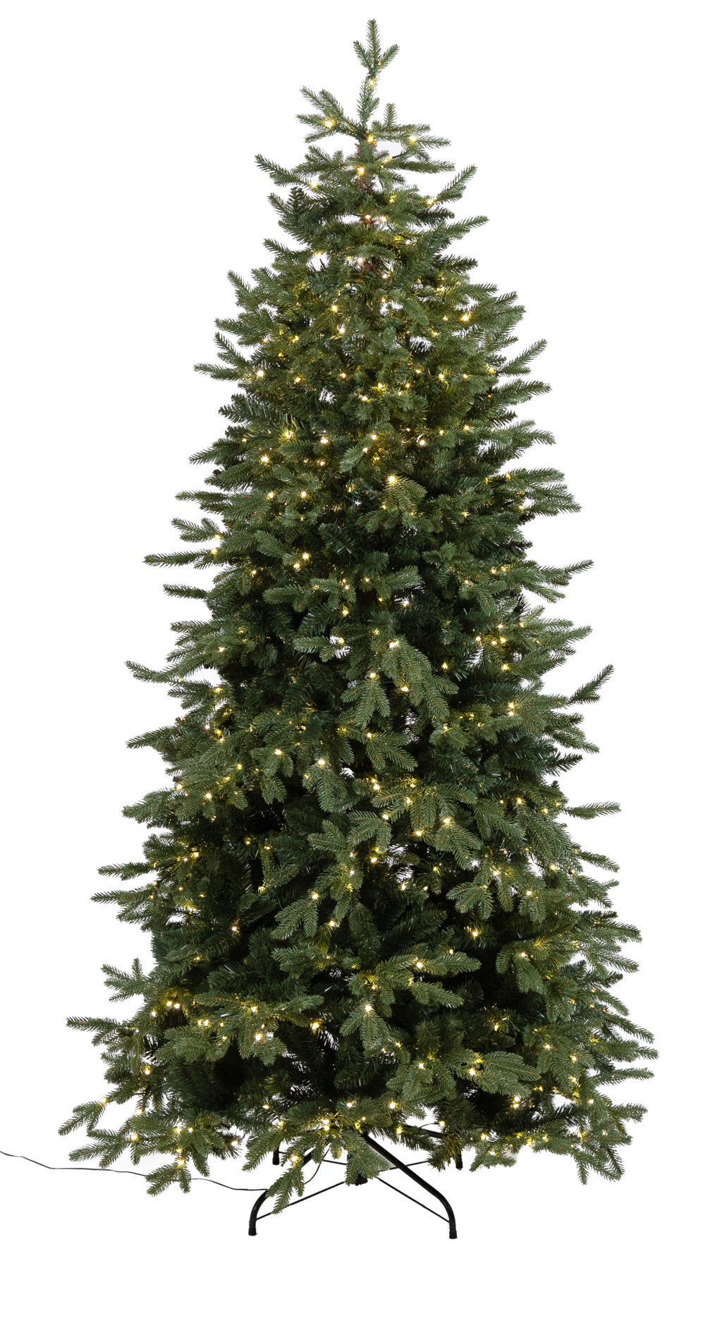 Albero di Natale classico Locarno 210 cm LED