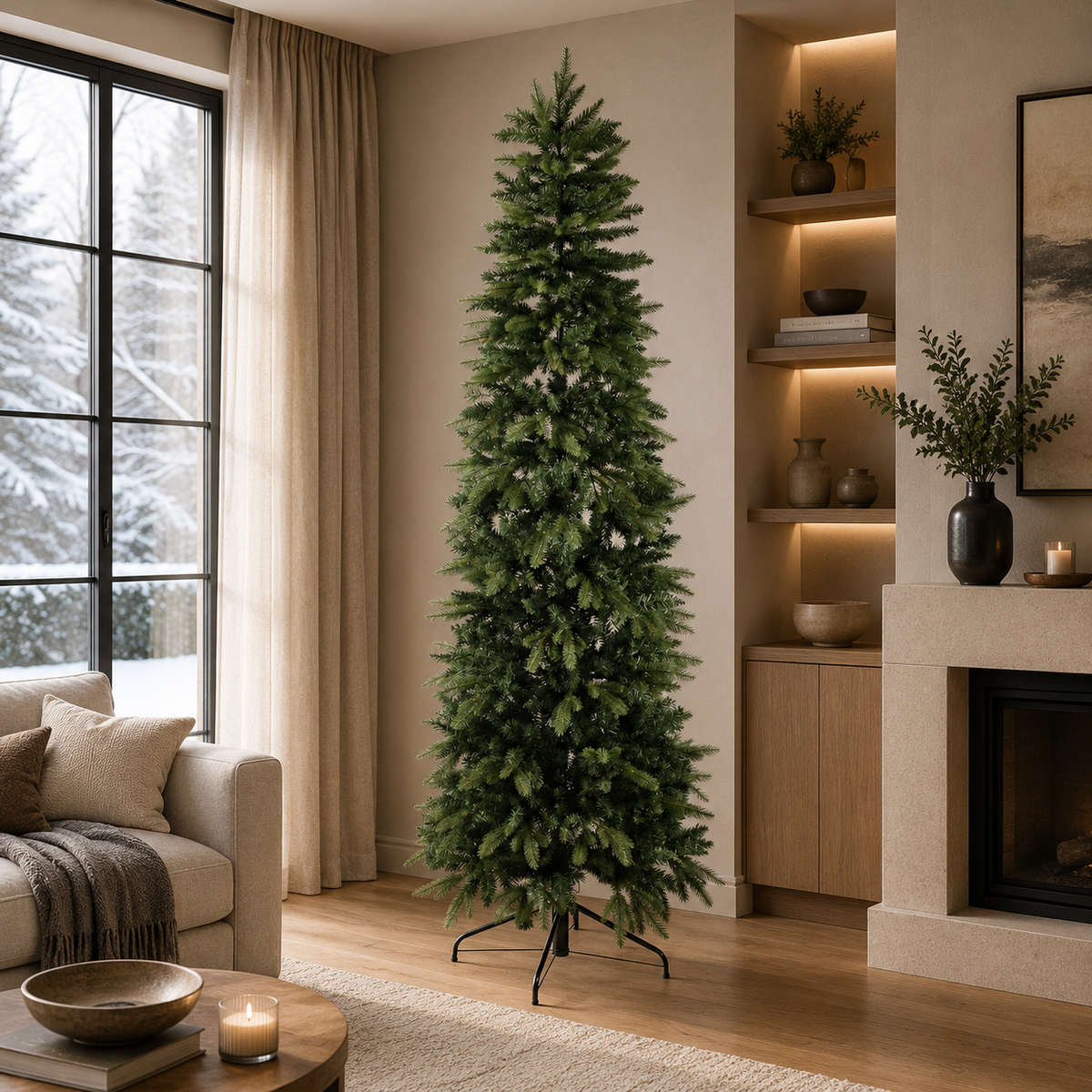 Albero di Natale Baden classico 210 cm