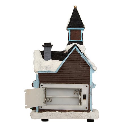 Villaggio natalizio luminoso LED in poliresina – modelli assortiti