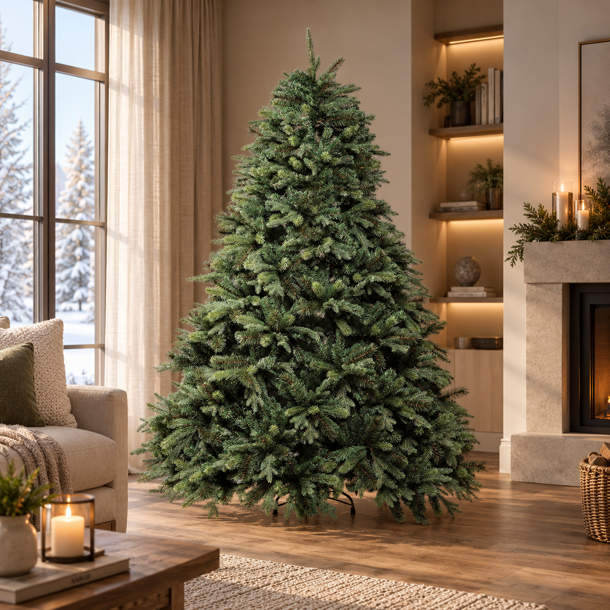 Albero di Natale Clifford classico 210 cm