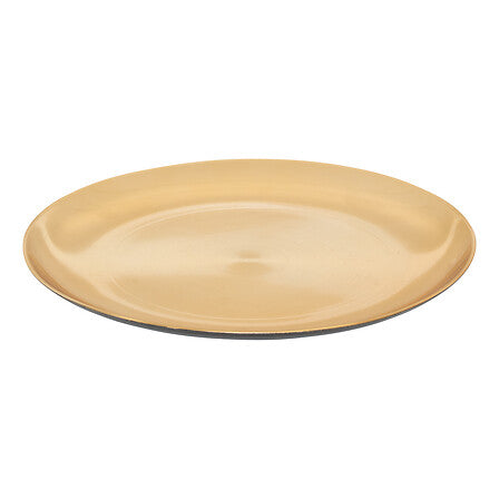 Sottopiatto decorativo dorato rotondo 33 cm