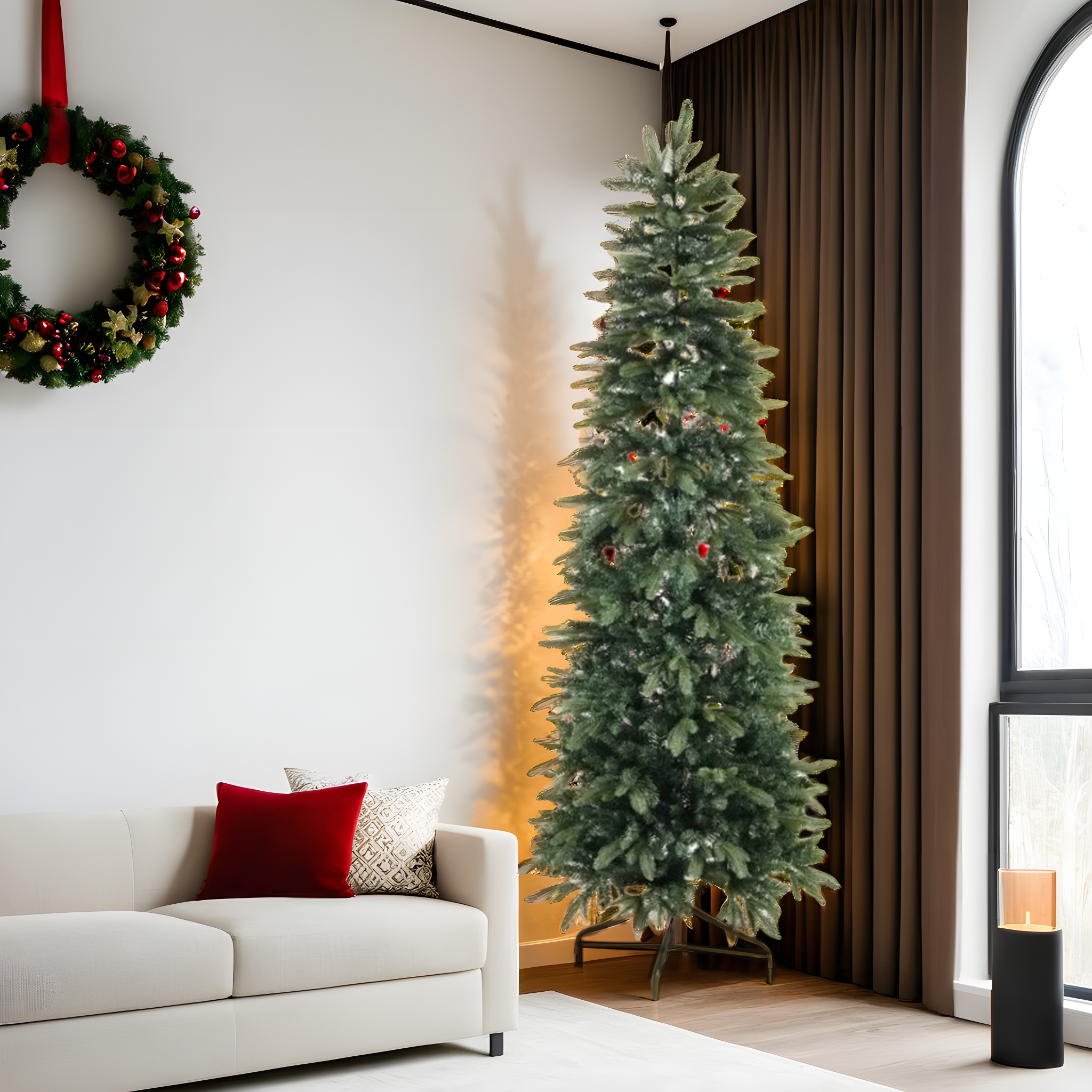 Albero di Natale Baden classico 240 cm