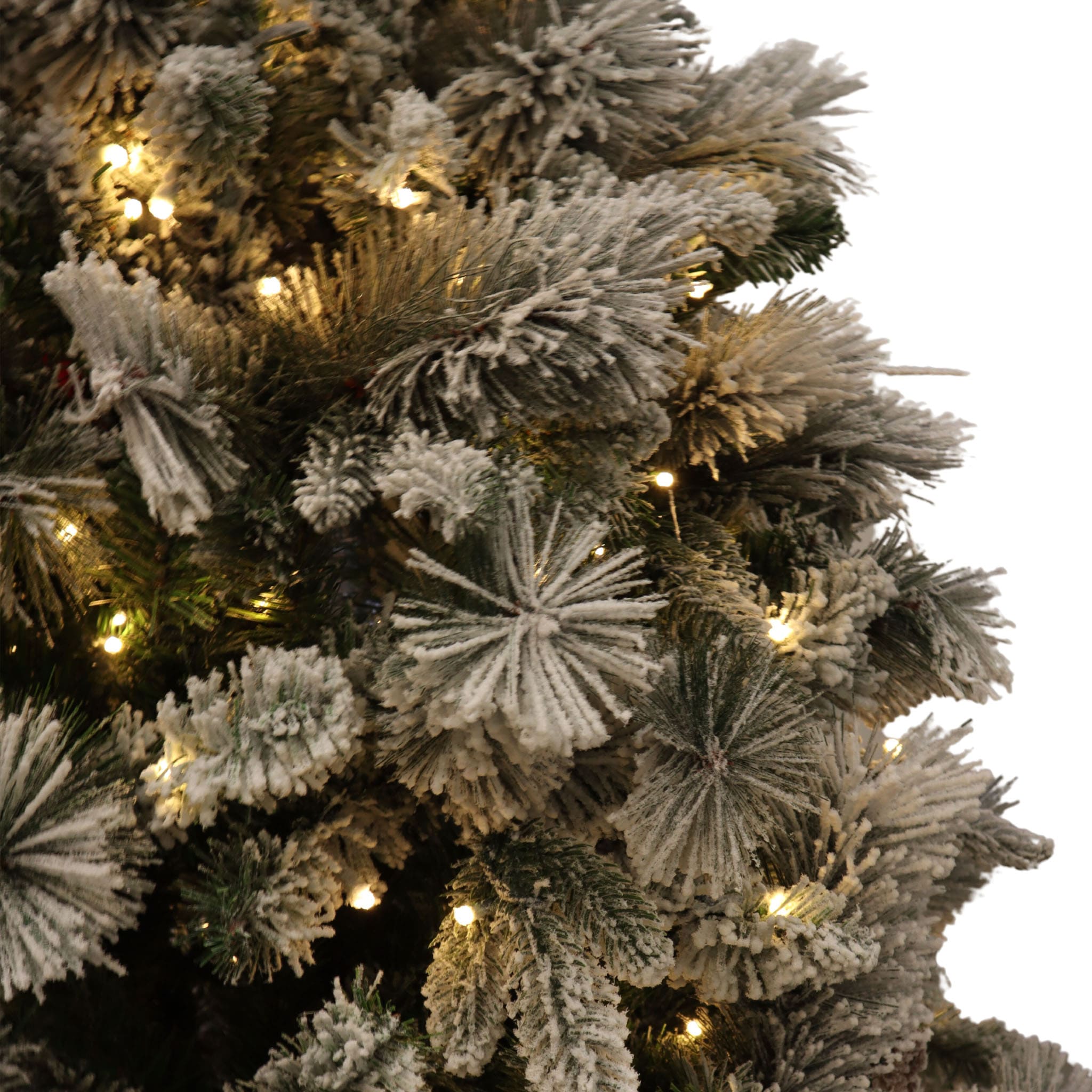 Albero di Natale Oslo Innevato 210 cm LED