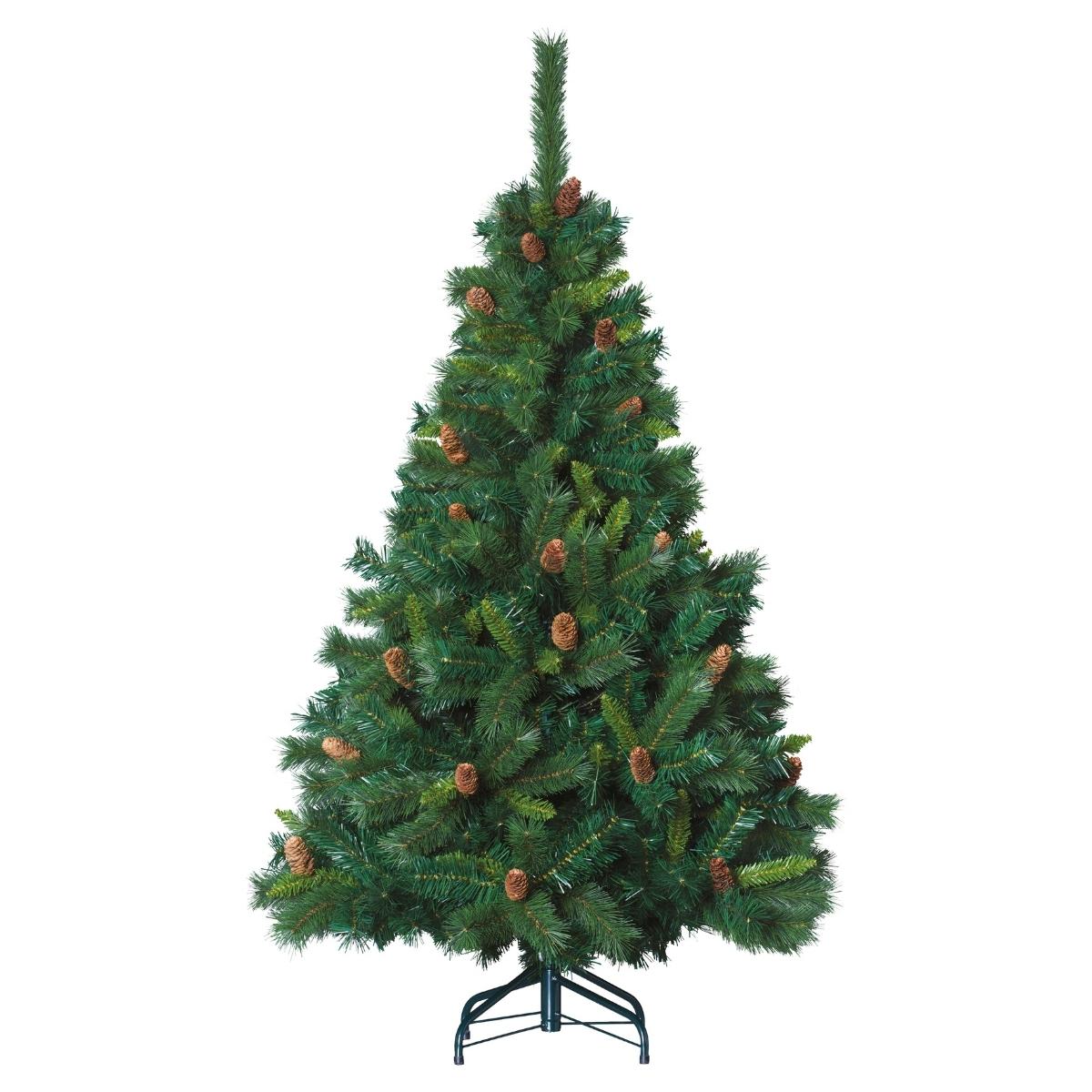 Albero di Natale Majestic con pigne 210 cm