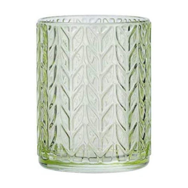 Bicchiere porta spazzolino vetro verde