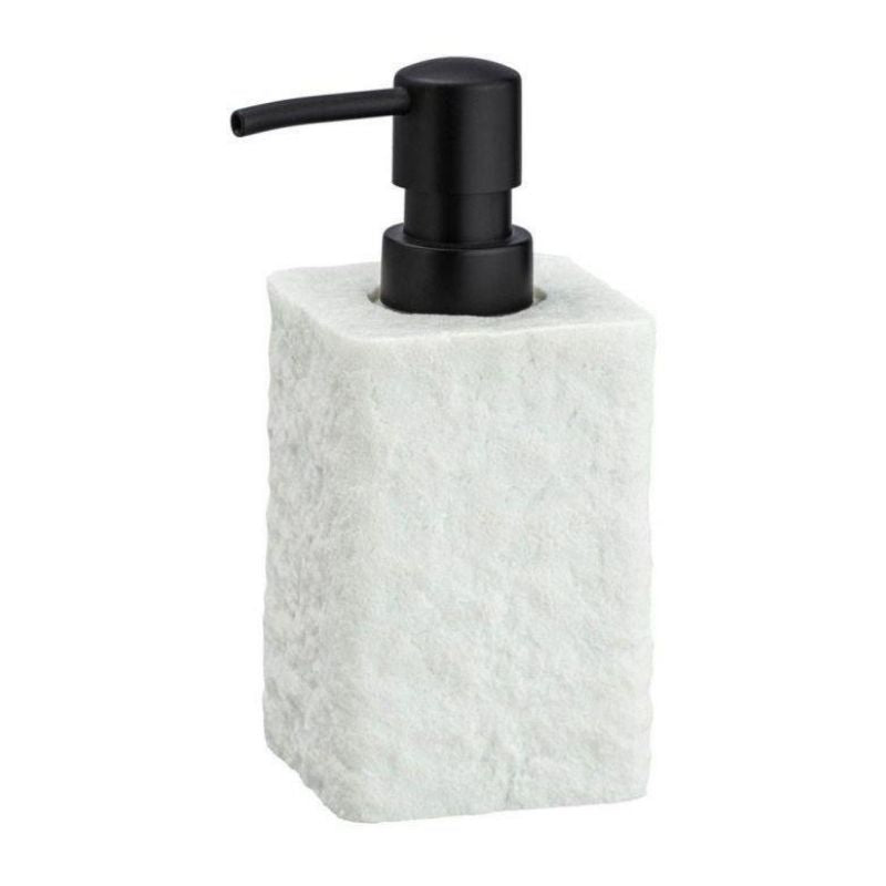 Dispenser sapone pietra marmo bianco Villata